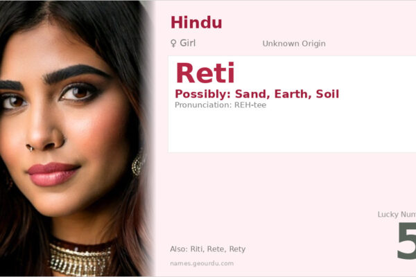 Reti Name Meaning — Origin, Gender & Details (2025)