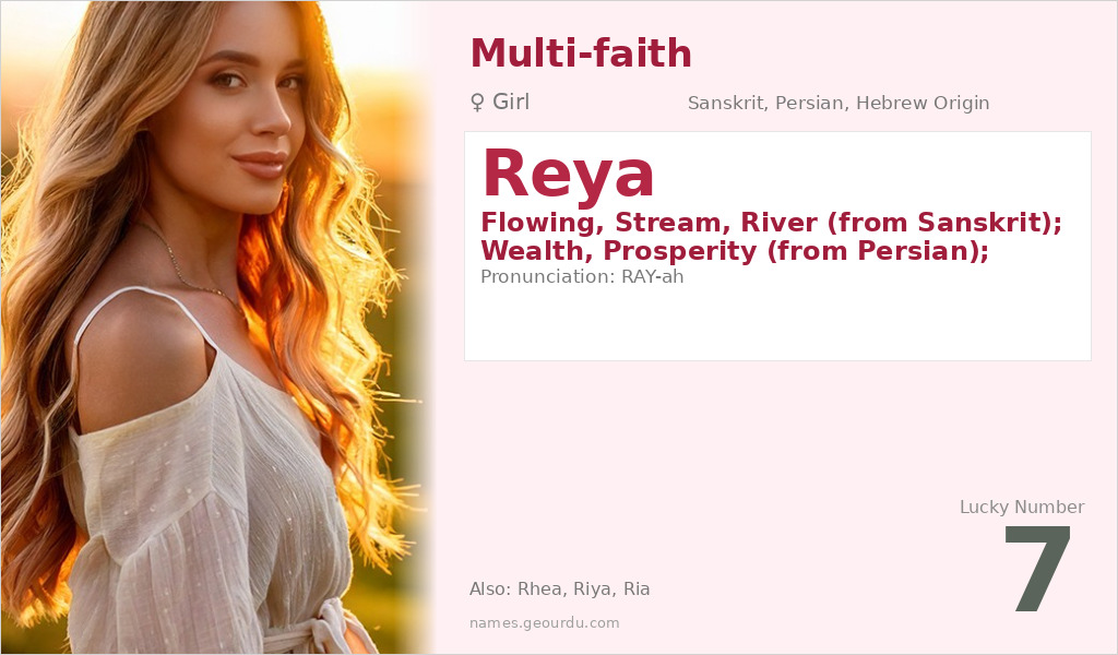 Reya Name Meaning and Details