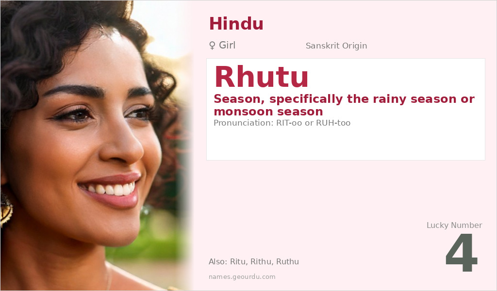 Rhutu Name Meaning and Details
