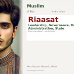 Riaasat Name Meaning and Details