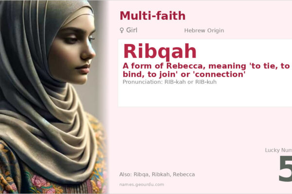 Ribqah Name Meaning — Hebrew Origin, Girl’s Name & Islamic Tradition (2025)
