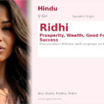 Ridhi Name Meaning and Details