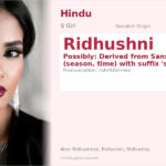 Ridhushni Name Meaning and Details