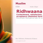 Ridhwaana Name Meaning and Details