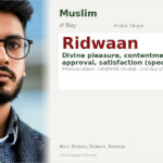 Ridwaan Name Meaning and Details