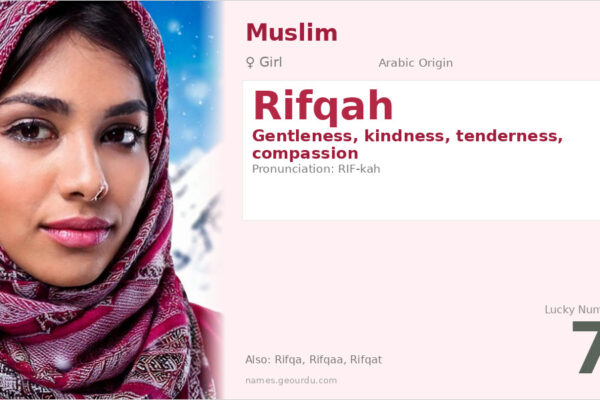 Rifqah Name Meaning — Arabic Origin, Girl Name & Details (2025)