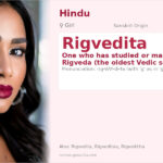 Rigvedita Name Meaning and Details