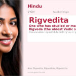 Rigvedita Name Meaning and Details