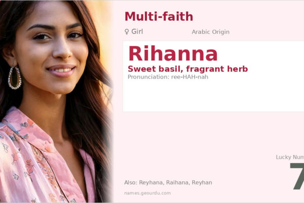 Rihanna Name Meaning — Arabic Origin, Girl’s Name & Details (2025)