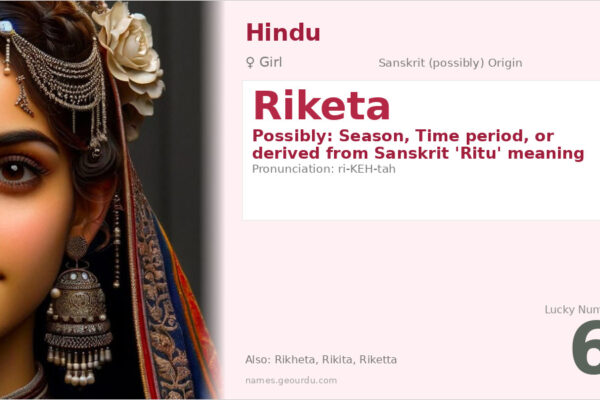 Riketa Name Meaning — Origin, Gender & Details (2025)
