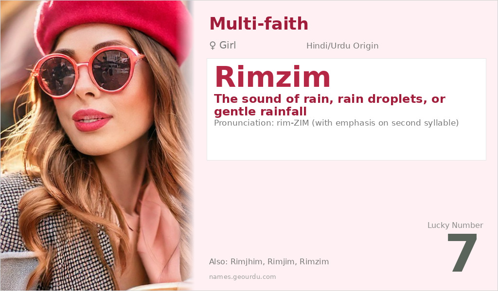 Rimzim Name Meaning and Details