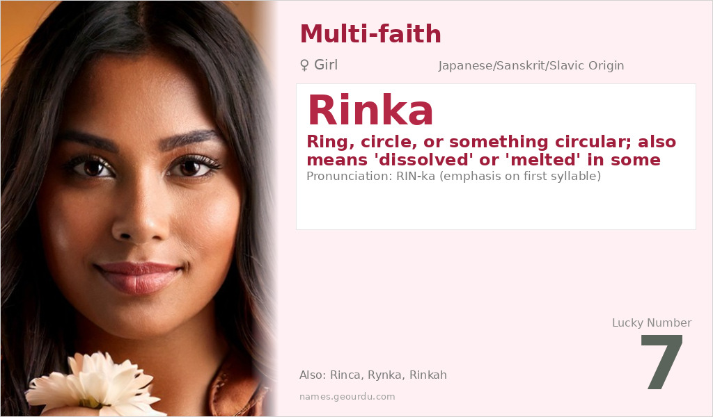 Rinka Name Meaning and Details