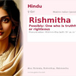 Rishmitha Name Meaning and Details