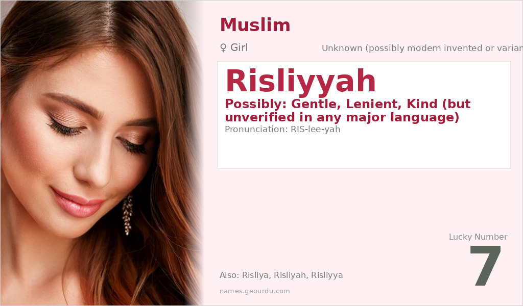 Risliyyah Name Meaning and Details