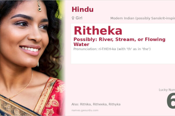Ritheka Name Meaning — Origin, Gender & Details (2025)