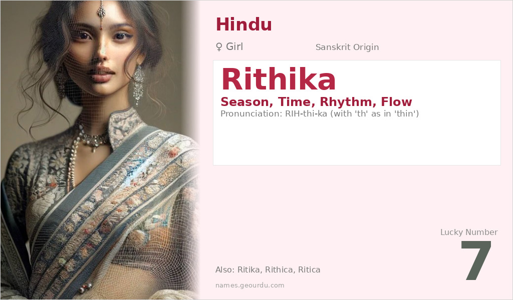 Rithika Name Meaning and Details