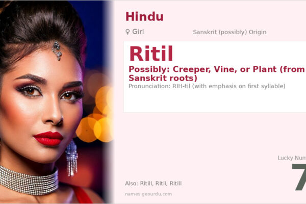 Ritil Name Meaning — Origin, Gender & Details (2025)
