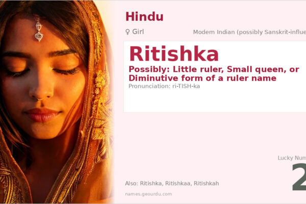 Ritishka Name Meaning — Origin, Gender & Details (2025)