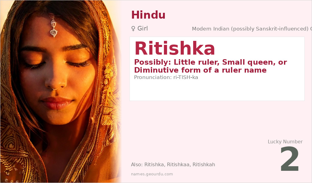 Ritishka Name Meaning and Details
