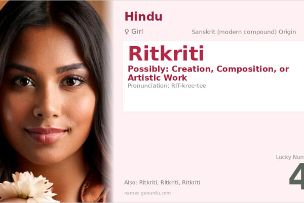 Ritkriti Name Meaning — Origin, Gender & Details (2025)