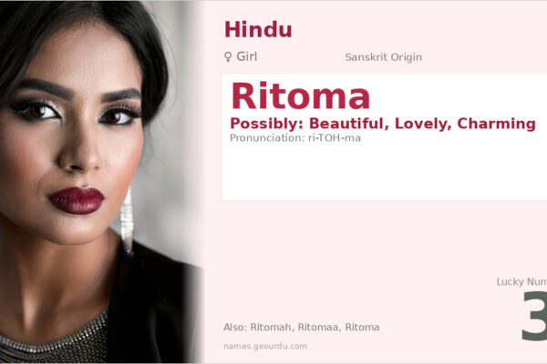 Ritoma Name Meaning — Origin, Gender & Details (2025)