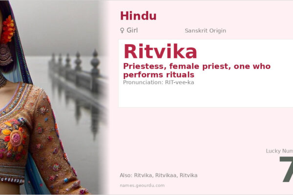 Ritvika Name Meaning — Sanskrit Origin, Girl Name & Details (2025)