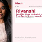 Riyanshi Name Meaning and Details