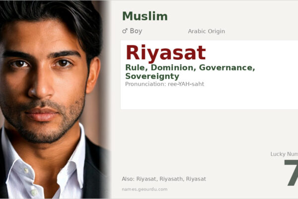 Riyasat Name Meaning — Arabic Origin, Boy Name & Details (2025)