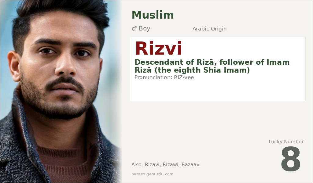 Rizvi Name Meaning and Details