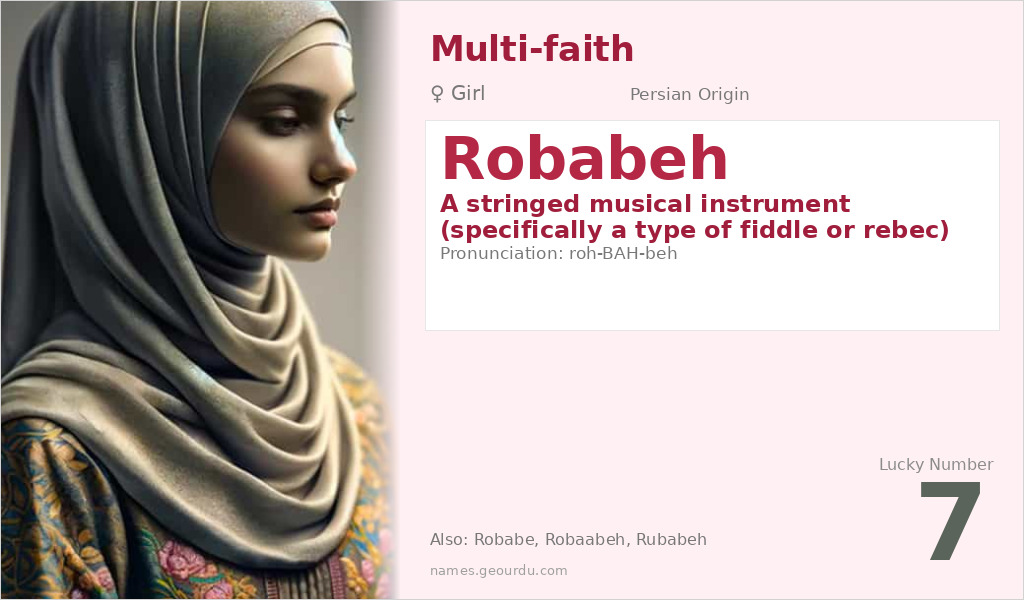 Robabeh Name Meaning and Details