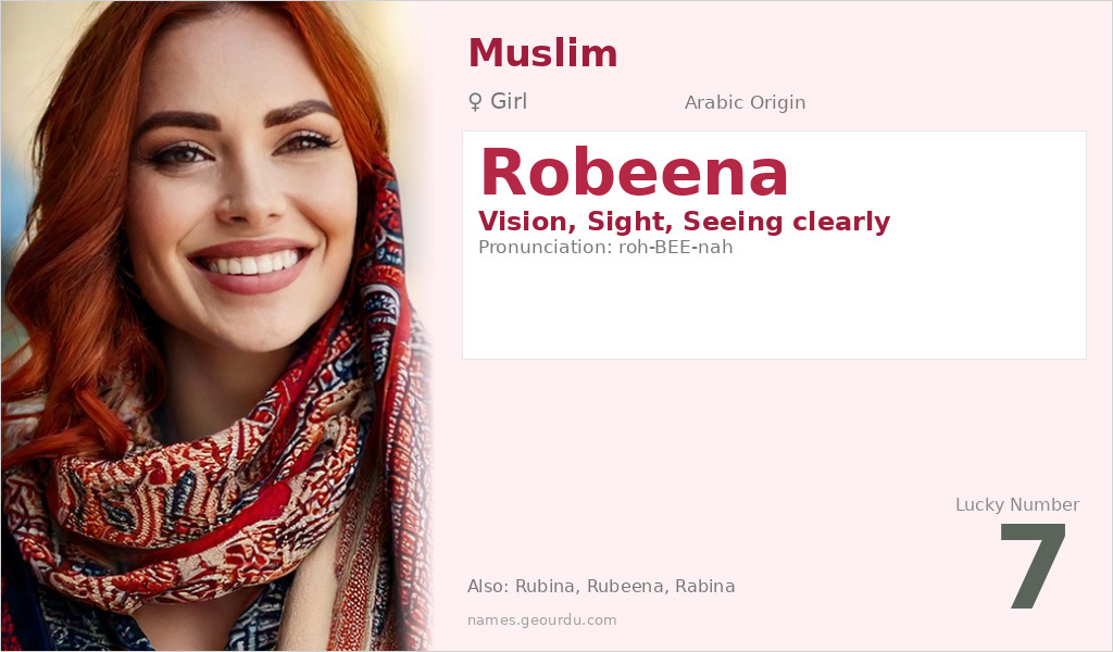 Robeena Name Meaning and Details
