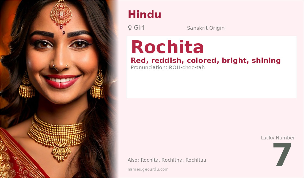 Rochita Name Meaning and Details