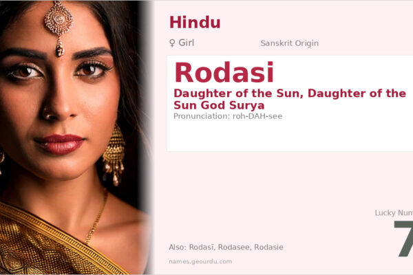 Rodasi Name Meaning — Sanskrit Origin, Girl Hindu Name & Details (2025)