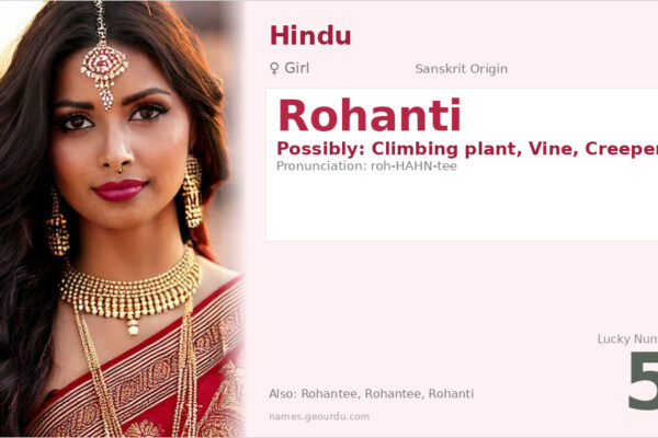 Rohanti Name Meaning — Origin, Gender & Details (2025)
