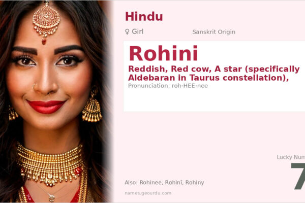 Rohini Name Meaning — Sanskrit Origin, Girl Name & Star Significance (2025)