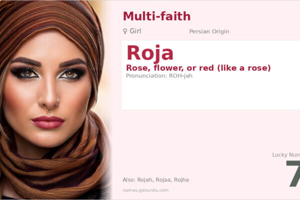 Roja Name Meaning — Persian Origin, Girl Name & Details (2025)