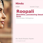 Roopali Name Meaning and Details