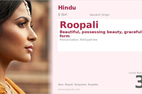 Roopali Name Meaning — Sanskrit Origin, Girl Name & Details (2025)