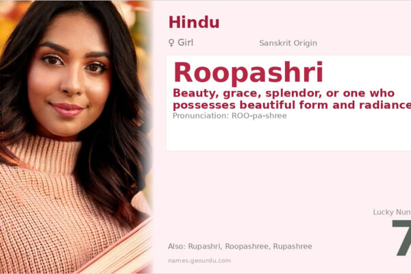 Roopashri Name Meaning — Sanskrit Origin, Girl Name & Details (2025)