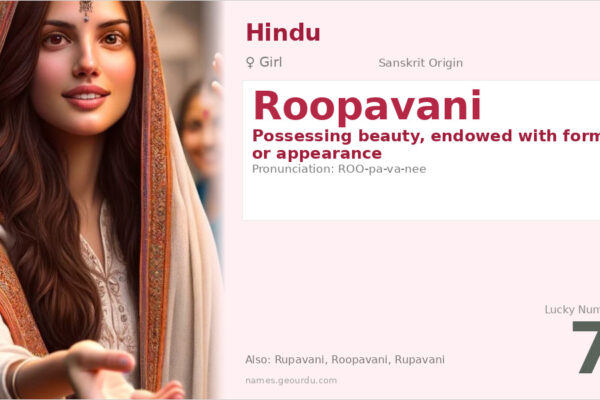 Roopavani Name Meaning — Sanskrit Origin, Girl Name & Details (2025)