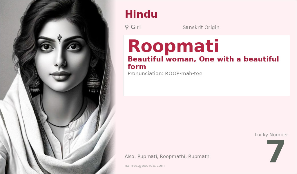 Roopmati Name Meaning and Details