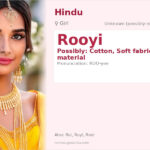 Rooyi Name Meaning and Details