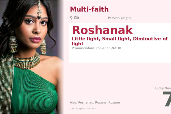 Roshanak Name Meaning — Persian Origin, Girl Name & History (2025)