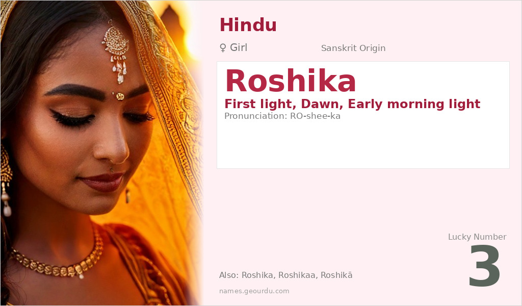 Roshika Name Meaning and Details
