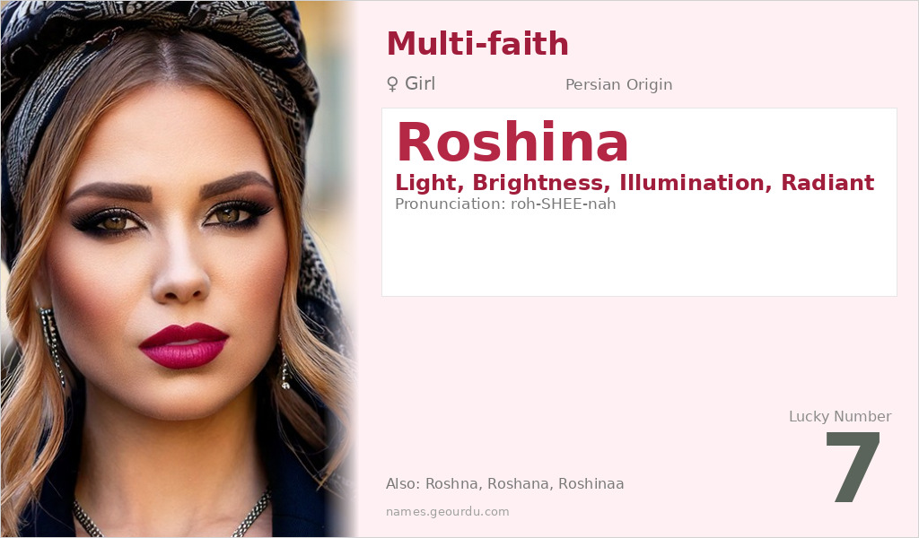 Roshina Name Meaning and Details