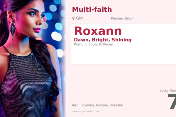 Roxann Name Meaning — Persian Origin, Girl Name & History (2025)