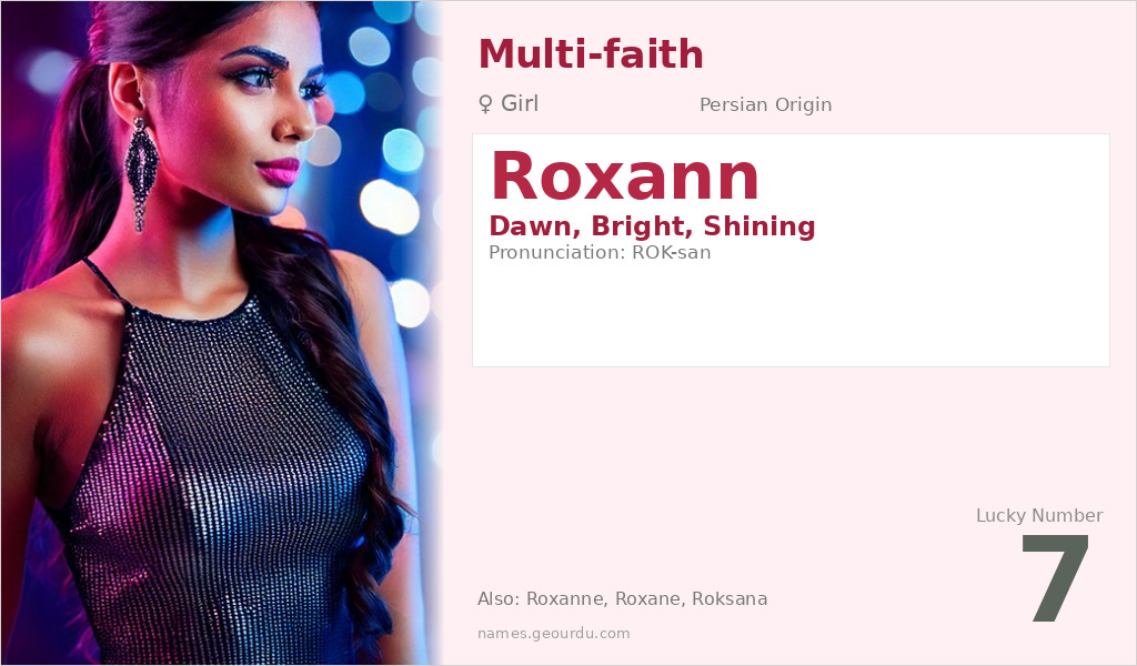 Roxann Name Meaning and Details