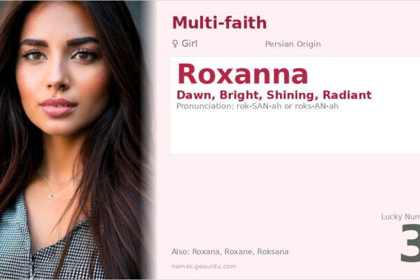 Roxanna Name Meaning — Persian Origin, Girl Name & History (2025)