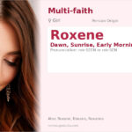 Roxene Name Meaning and Details