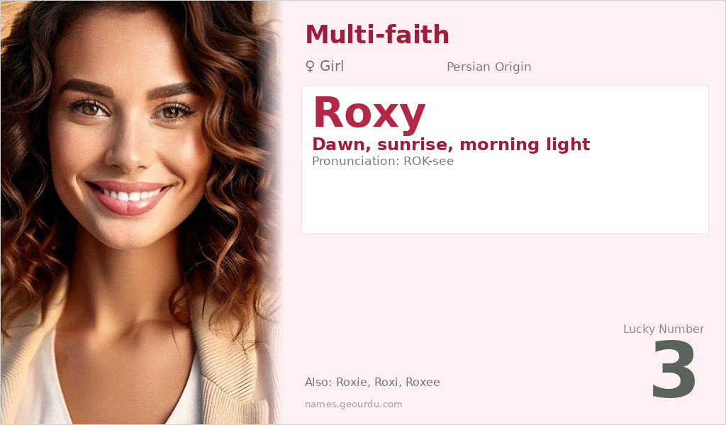 Roxy Name Meaning and Details